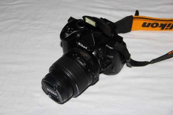 Nikon D5000 SLR camera with 18 - 55 Lens