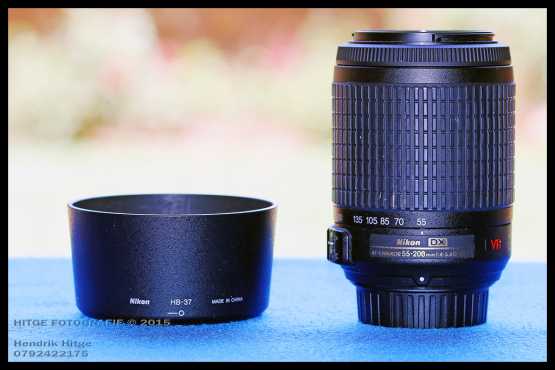 Nikon DX AF-S Nikkor 55-200mm f4-5.6 G ED VR