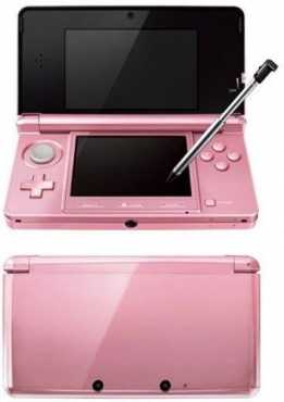 Nintendo 3DS pink color comes with the following