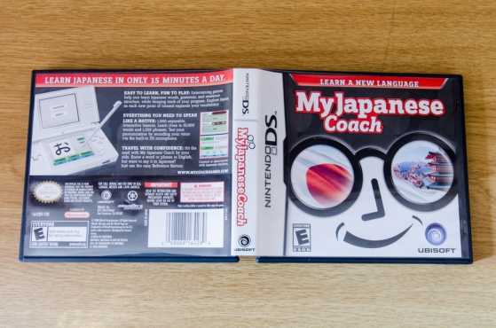 Nintendo DS My Japanese Coach Game cartrige