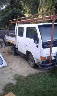 nissan double cab cabstar with roof rack