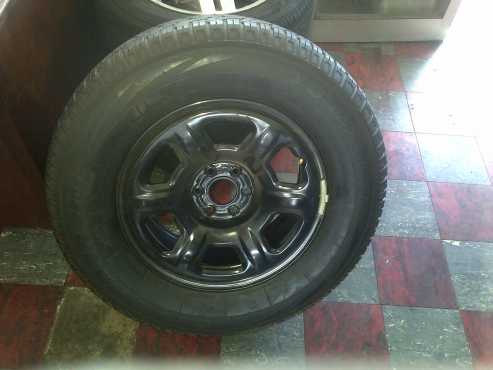 .Nissan Navara spare wheel with used tyre 17 steel