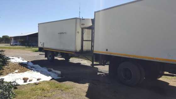 Nissan UD 80 refrigerated truck and trailor