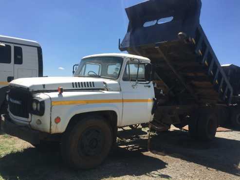 Nissan UG780 long nose 6 cube tipper truck for sale.