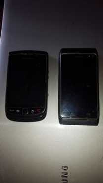 Nokia N8 and Blackberry 9800 for sale