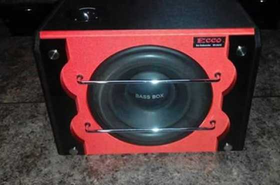 Nuwe Car Subwoofer Bass box with 1000watt amp