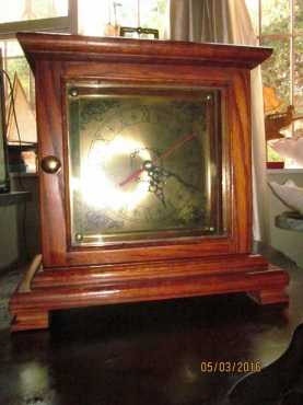 OAK MANTEL CLOCK- OUTSTANDING ITEM