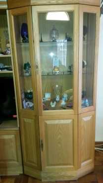 Oak Wood Wall Unit