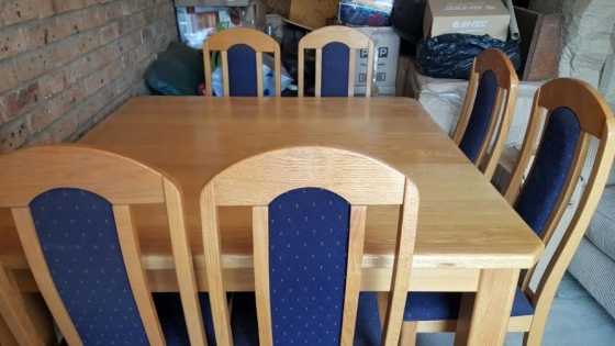 Oakwood Dining Room Suite For Sale