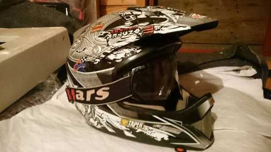 Off-road Bike Helmet and Goggles