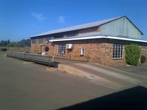 Offices with 2 workshops and 15m weighbridge