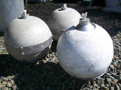 OIL LAMPS ROUND BALL