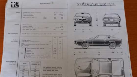 Old Alfa Romeo Montreal Handbook, For Sale