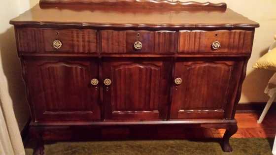 Old Antique wood cabinet