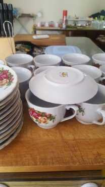 Old english tea set