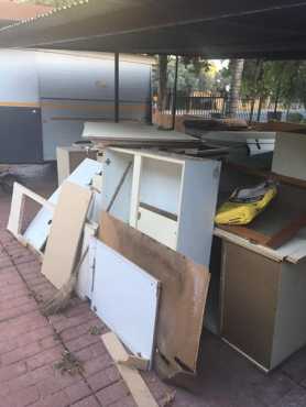 Old kitchen cupboards