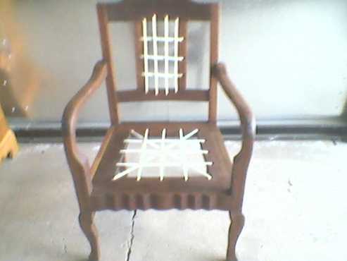 Old Mahogony Riempies chair