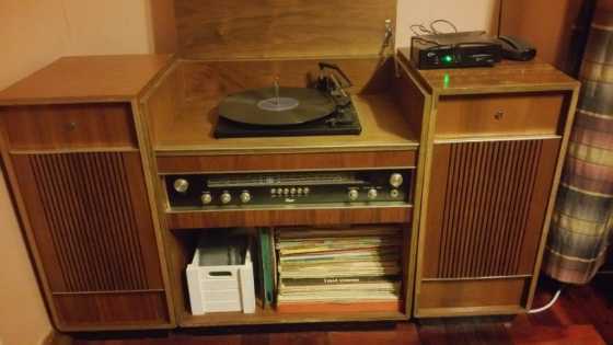 Old Pilot Turn table radio for sale