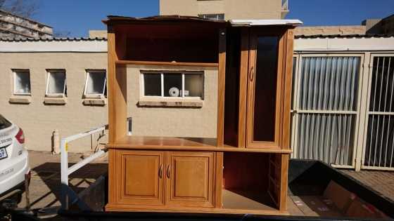 Olden day beautiful wall unit.