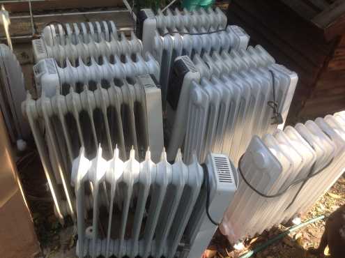 Olie heaters. Almal werkend . Ek het 12 oor. 0745093439.