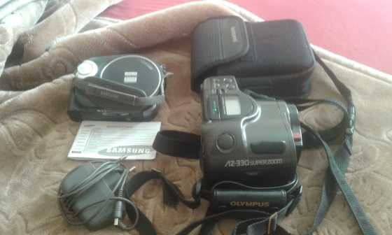 Olympus Camera and Samsung Video Recorder for sale