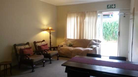 One bedroom, furnished flat, Villieria, Pretoria. Quiet and central