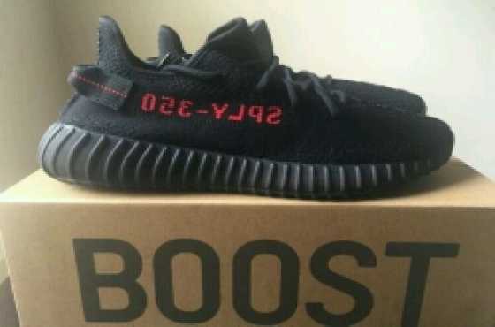 Original Adidas Yeezy Boost 350 v2 Black Red