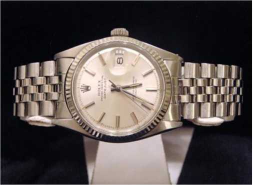 ORIGINAL CERTIFIED ROLEX STAINLESS STEEL 18K BEZEL