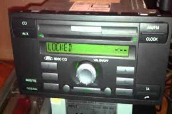 Original ford fiesta 2008 2 dr CD6000 radio for sale