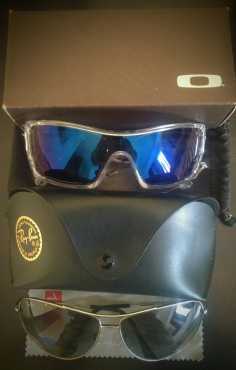 Original Ray-Ban and Oakley Sun Glasses for Sale.