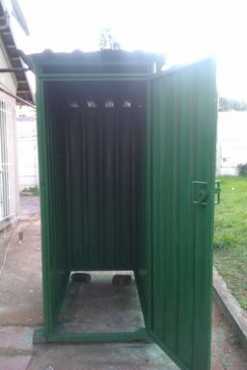 Outside  spacious toilets