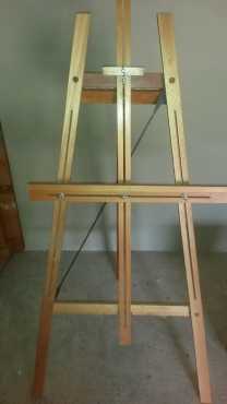 Painting easel. Solid wood. Full size. Brand new, never been used.