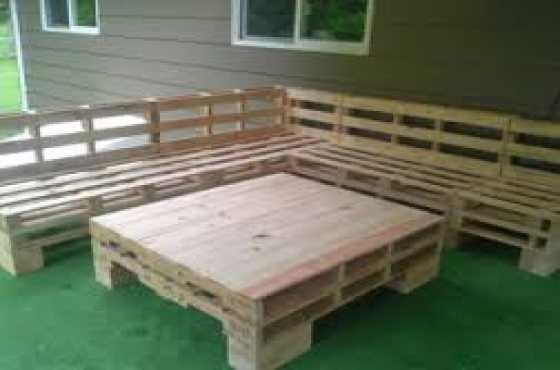 Pallet furniture for sale