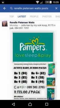 Pampers doeke te koop