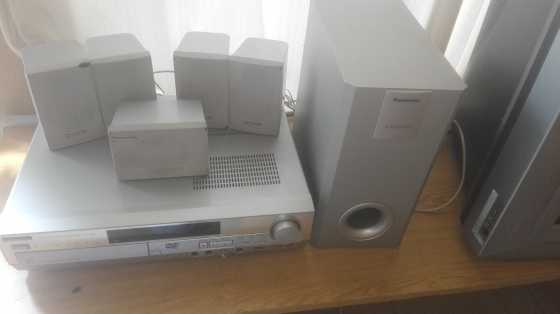 Panasonic 5 disc changer home theater system