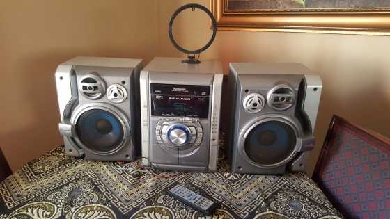 Panasonic Hi-Fi with 5 CD Changer.