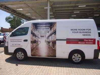 Panel Van NV 350 Nissan for Courier Services.