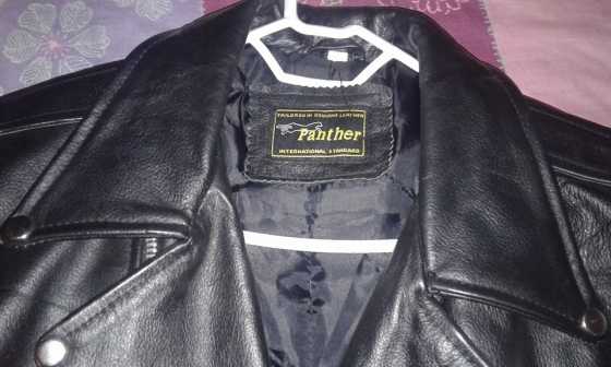 Panther Leather Jacket for sale