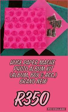 Paper Mach photo album kit