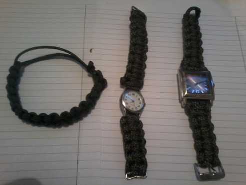 Parracord wrist straps