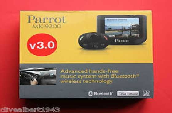 parrot mki9200 v3.0 bluetooth  and porrot unika kar kit