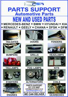 Parts and Spares Support