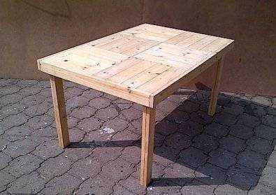 Patio table Farmhouse series 1440 - Raw