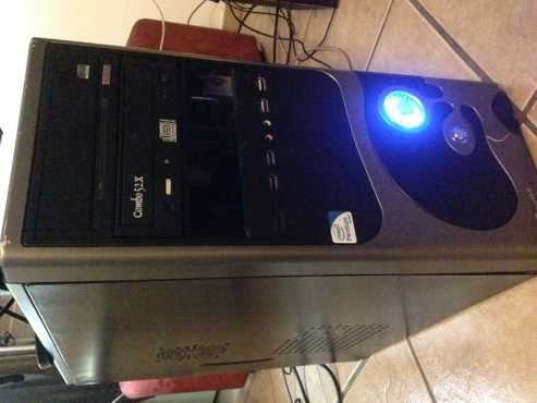 Pc core2 duo, 2.ghz, 1gb ram, 40gb hdd,