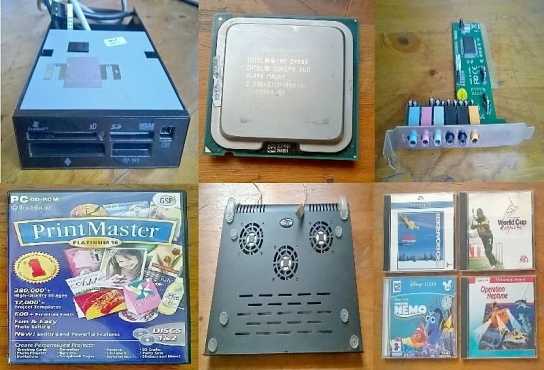 PC parts and software for sale