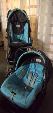 Peg-Perego Pram and Car Chair Set