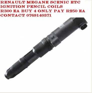 pencil ignition coils renault clio megane scenic traffic
