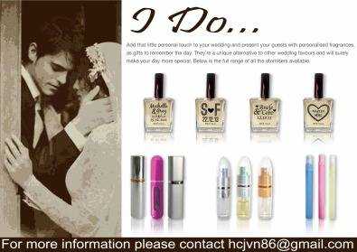 Personalize Perfume  Wedding Gifts  Event Promot