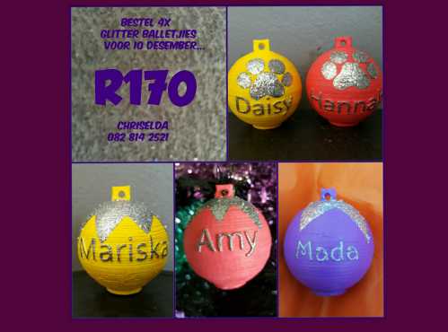 Personilised christmas decor