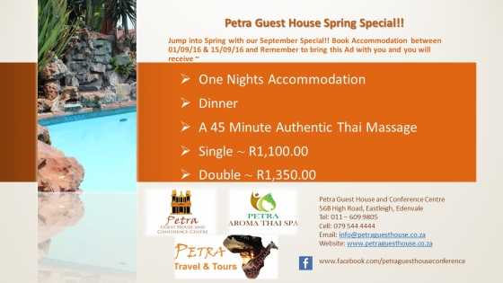 Petra Guest House Spring Special